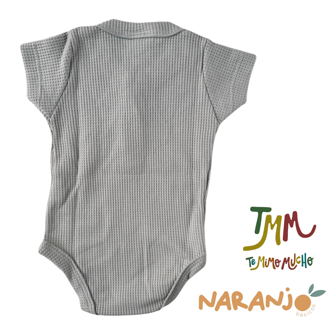 Body NARANJO wafle gris - Imagen 4