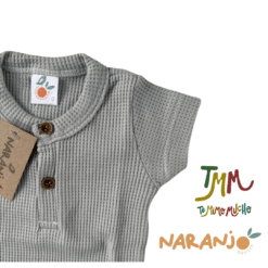 Body NARANJO wafle gris - Imagen 3