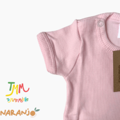 Body NARANJO MORLEY Rosa Claro Manga Corta - Imagen 3