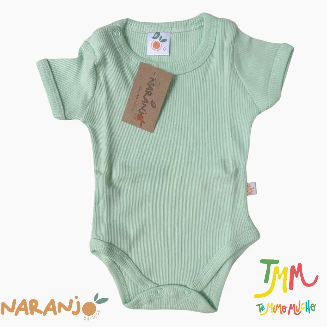 Body NARANJO MORLEY Verde Manga Corta - Imagen 2
