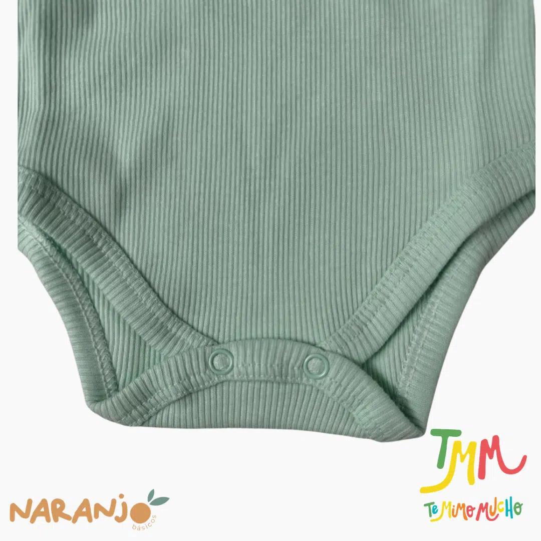 Body NARANJO MORLEY Verde Manga Corta - Imagen 4