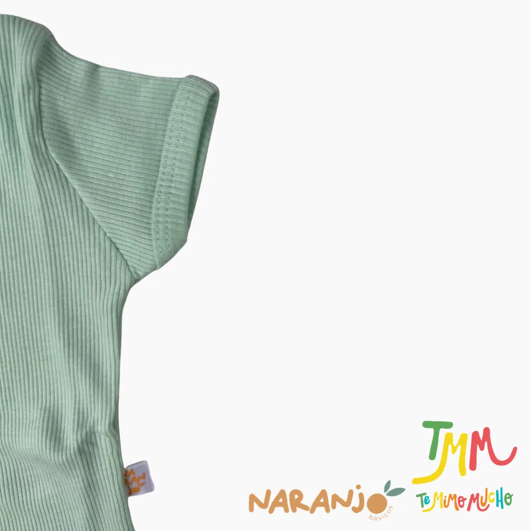 Body NARANJO MORLEY Verde Manga Corta - Imagen 5