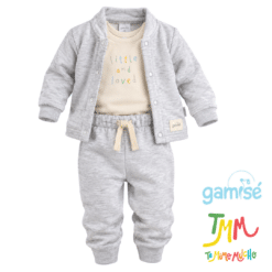 Conjunto Camperita y Pantalon + Body Melange  Gamisé