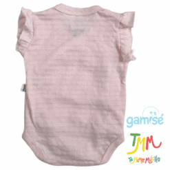 Body Manga Corta Liso GAMISE Rosa - Imagen 2