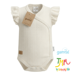 Body Manga Corta Liso GAMISE Crudo