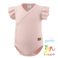 Body Manga Corta Liso GAMISE Rosa
