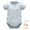 Body Manga Corta Mar GAMISE Celeste Cuello Redondo