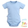 Body Manga Corta Liso GAMISE Celeste