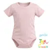 Body Manga Corta Liso GAMISE Rosa Bebe