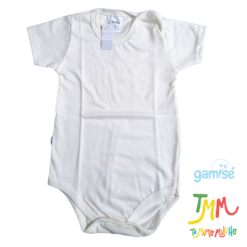 Body Manga Corta Liso GAMISE Crudo - Imagen 2