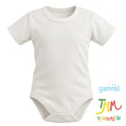 Body Manga Corta Liso GAMISE Crudo