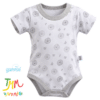 Body Manga Corta Leon GAMISE Melange Cuello Redondo
