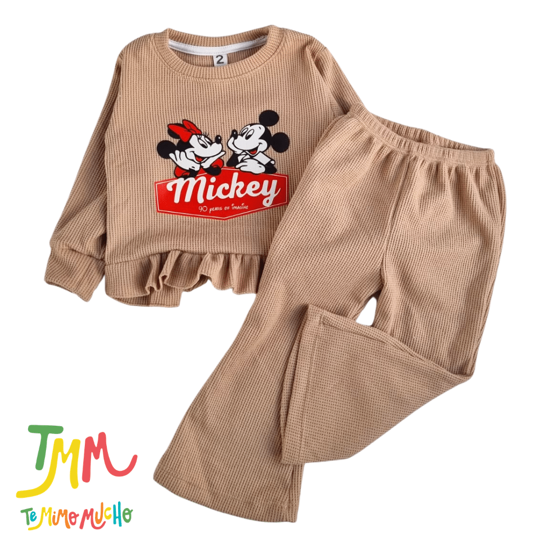 Conjunto Wafle Mickey - Tostado - Imagen 4