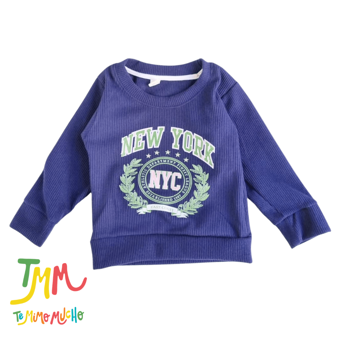 Conjunto Wafle Azul NY - Imagen 2