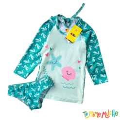 Conjunto malla UV+50 Mar  Verde