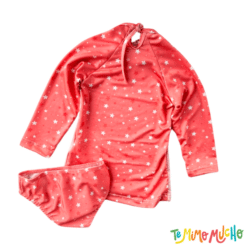 Conjunto malla UV+50 Estrellitas Rosa - Imagen 3