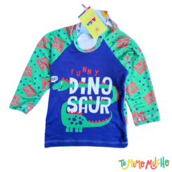 Conjunto malla UV+50 Dino Azul y Verde - Imagen 2