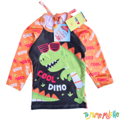 Conjunto malla UV+50 Dino Naranja - Imagen 2